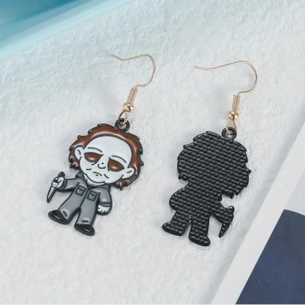 Michael Myers Earrings NWT